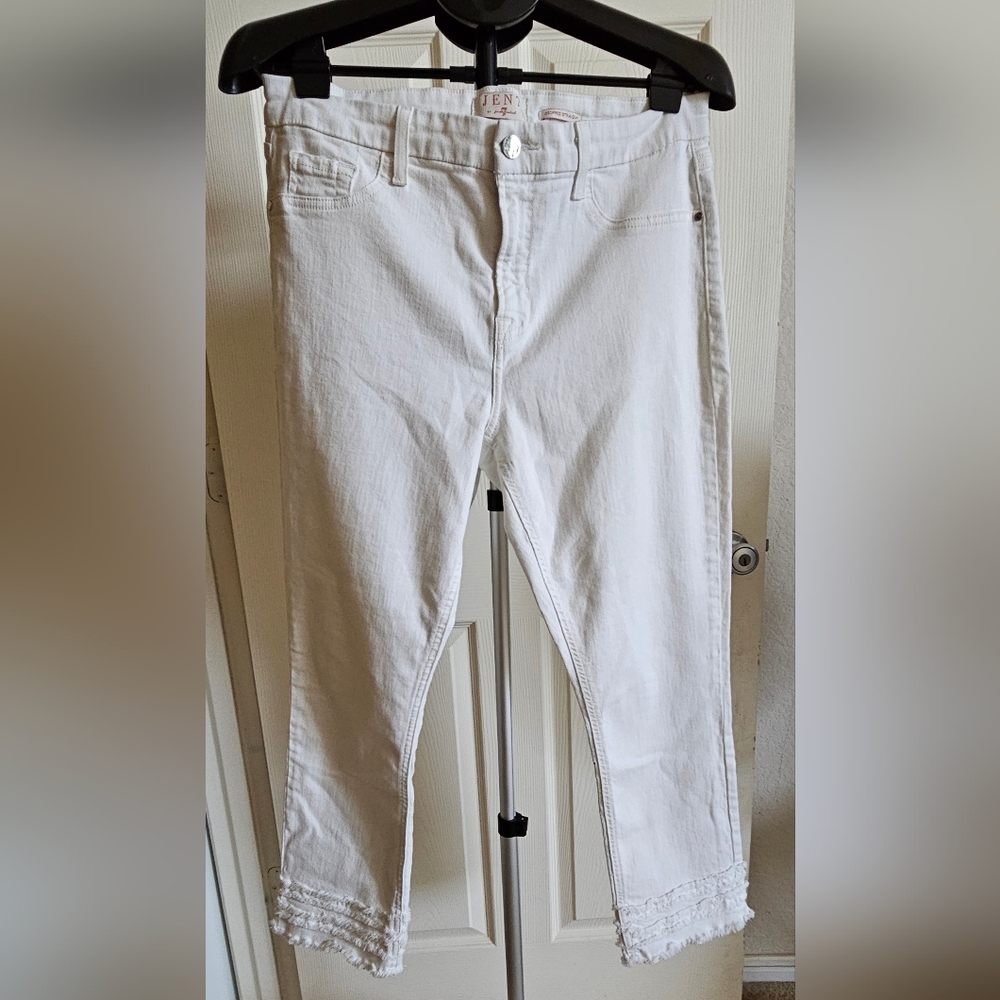 Zen 7 For All Man Kind Ladies Stretch Ankle Jeans Size 12